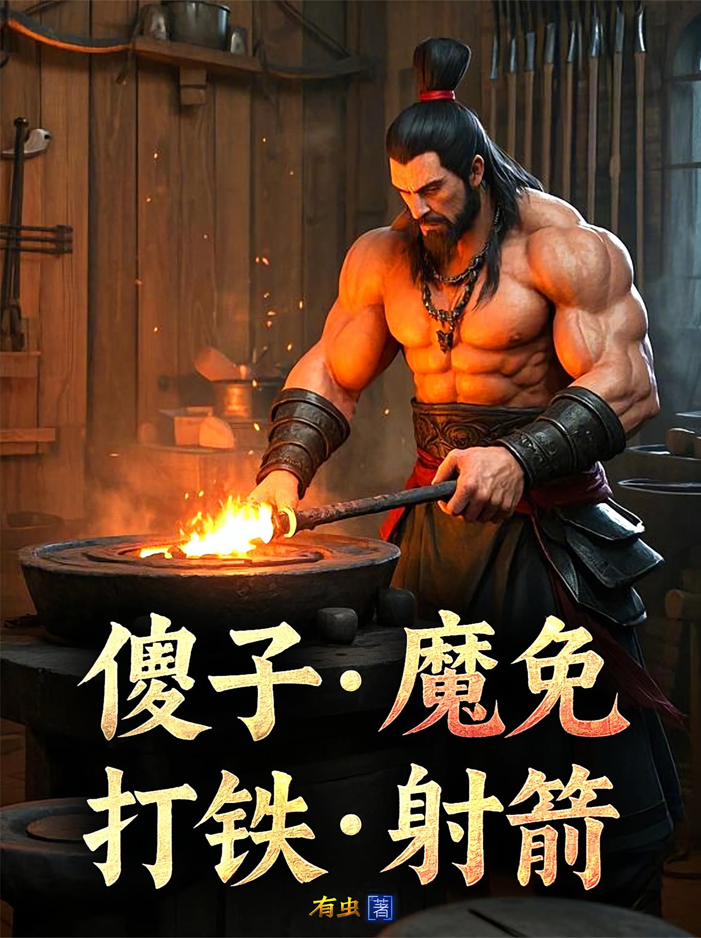 傻子，魔免，打铁，射箭
